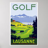 Golf ~ Lausanne Poster (Vorne)