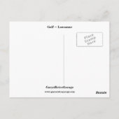 Golf ~ Lausanne Postkarte (Rückseite)