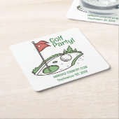 Golf League Party Untersetzer (angewinkelt)
