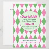 Golf League Saison Finale Einladung - Custom (Vorne/Hinten)