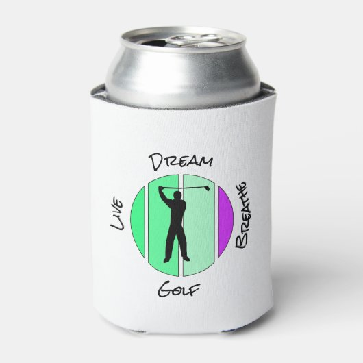 Golf leben, träumen, atmen dosenkühler (Kanne Vorderseite)