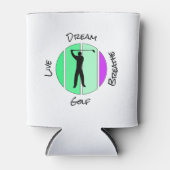 Golf leben, träumen, atmen dosenkühler (Vorderseite)