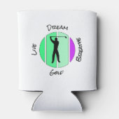 Golf leben, träumen, atmen dosenkühler (Rückseite)