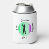 Golf leben, träumen, atmen dosenkühler (Kanne Rückseite)