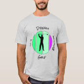 Golf leben, träumen, atmen T-Shirt (Vorderseite)