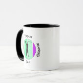 Golf leben, träumen, atmen tasse (Vorderseite Links)