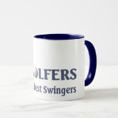 Golf-lebenslustige Typen Tasse (VorderseiteRechts)