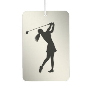 Golf-lebenslustiger Typ, Frau, kundengerecht Autolufterfrischer