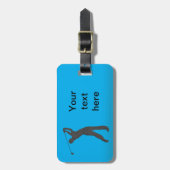 Golf-lebenslustiger Typ kundengerecht Gepäckanhänger (Vorderseite vertikal)