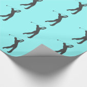 Golf-lebenslustiger Typ kundengerecht Geschenkpapier (Ecke)