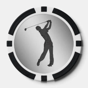 Golf-lebenslustiger Typ kundengerecht Pokerchips
