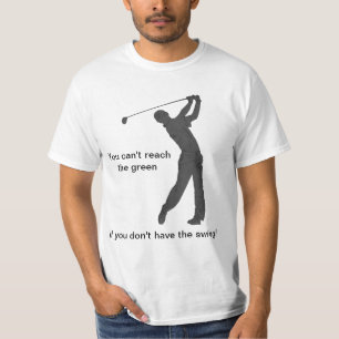 Golf-lebenslustiger Typ kundengerecht T-Shirt