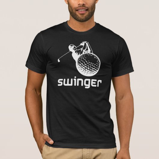 Golf-lebenslustiger Typ T-Shirt (Vorderseite)