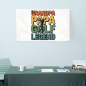 Golf Legend Grandpa Papa Banner (Messeveranstaltung)