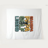 Golf Legend Grandpa Papa Wandteppich (Vorderseite (Horizontal))