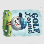 Golf Legende Golfhandtuch (Horizontal)