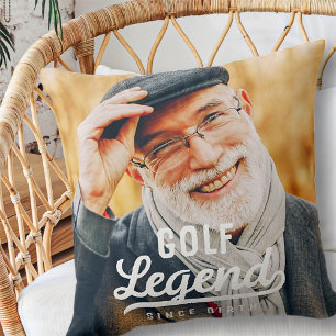 Golf-Legende seit der Geburt Lustig Modern Vintage Kissen
