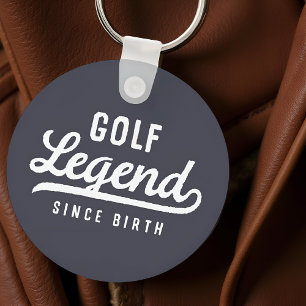 Golf-Legende seit der Geburt Lustig Modern Vintage Schlüsselanhänger