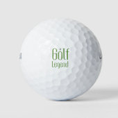 Golf-Legende Vintager Golfball (Vorderseite)