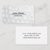 Golf-Lehrer Visitenkarte (Vorne/Hinten)