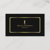 Golf-Lehrer-Visitenkarte Visitenkarte (Vorderseite)