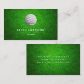 Golf-Lehrer-Visitenkarte Visitenkarte (Vorne/Hinten)