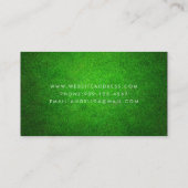 Golf-Lehrer-Visitenkarte Visitenkarte (Rückseite)