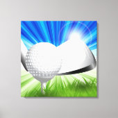 Golf Leinwand Art (Vorderseite)