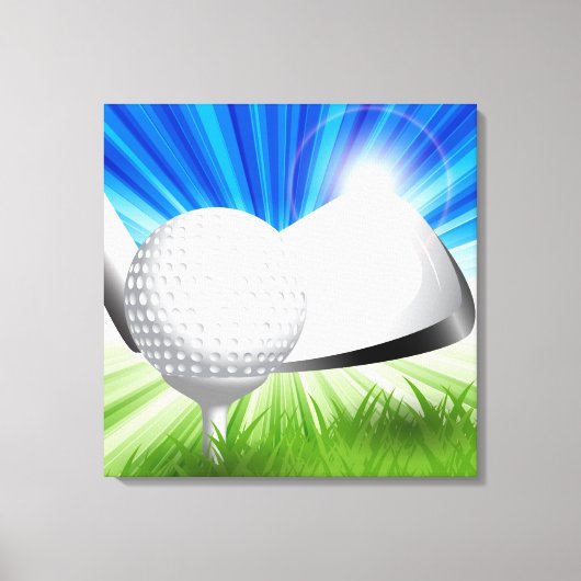 Golf Leinwand Art (Vorderseite)