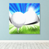 Golf Leinwand Art (Insitu (Holzboden))