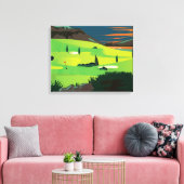 Golf Leinwanddruck (Insitu (Wohnzimmer))