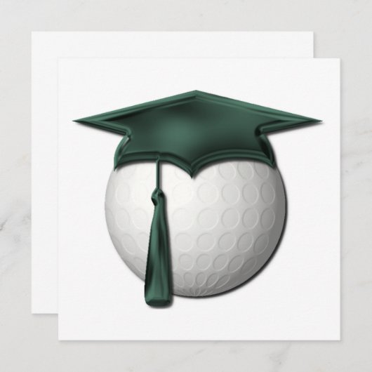 Golf-Lektions-Einladungen Einladung (Vorne/Hinten)