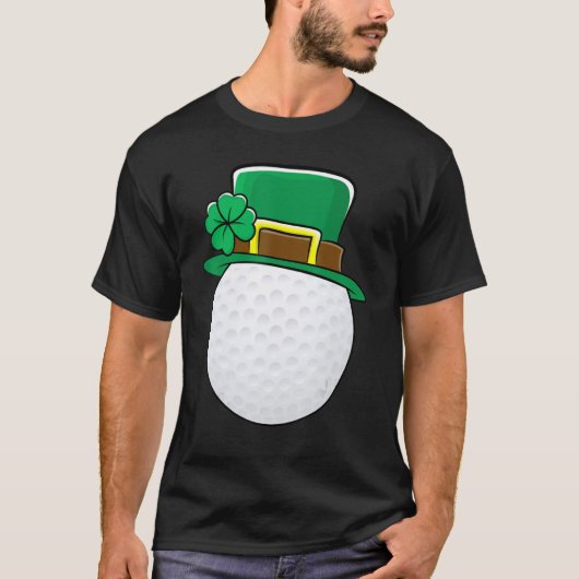 Golf Leprechaun Funny Lucky St Patricks Day 2020 D T-Shirt (Vorderseite)
