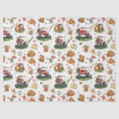 Golf “Let’s Par-Tee” Christmas Party Pattern Seidenpapier (Vorderseite)