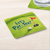 Golf Let’s Par-Tee Putting Green Party Untersetzer (angewinkelt)