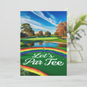 Golf Let's Par T-Shirt Der Stolz für Golfer auf Ku Einladung (Stehend Vorderseite)