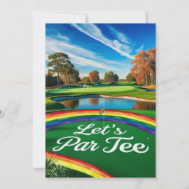 Golf Let's Par T-Shirt Der Stolz für Golfer auf Ku Einladung