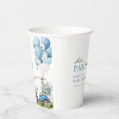 Golf Let's Par-tee Boy Baby Shower Pappbecher (Rechts)