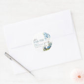 Golf Let's Par-tee Boy Baby Shower Runder Aufkleber (Umschlag)