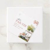 Golf Let's Par-tee Girl Baby Shower Geschenkanhänger (Beispiel)