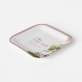 Golf Let's Par-tee Girl Baby Shower Pappteller (Gewinkelt)