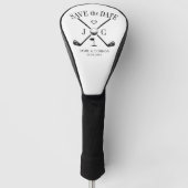 Golf Let's Par-Tee Hochzeit Termin Golf Headcover (Vorderseite)