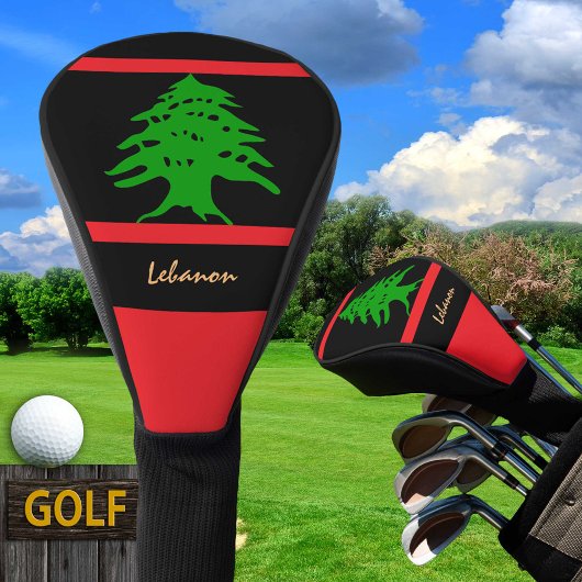 Golf Libanon & Libanon Flag RE2 /Golf Clubs Cover Headcover