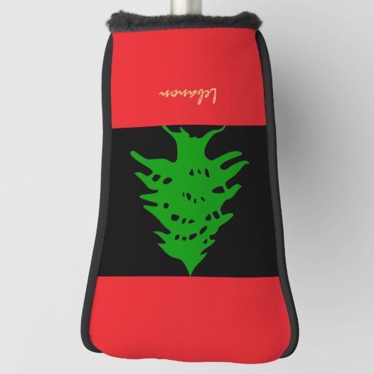 Golf Libanon & Libanon Flag RE/Golf Clubs Abdeckun Golf Headcover (Rotieren 90)