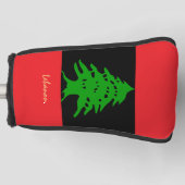 Golf Libanon & Libanon Flag RE/Golf Clubs Abdeckun Golf Headcover (Vorderseite)