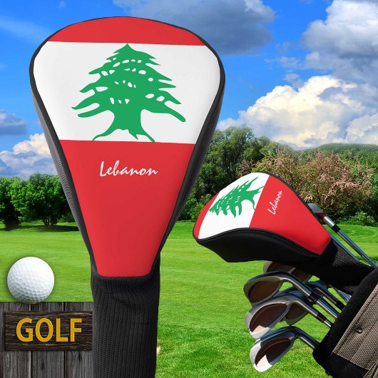 Golf Libanon & Libanon Flagge /Golf Clubs Abdeckun Headcover