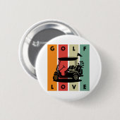 Golf-Liebe Button (Vorne & Hinten)