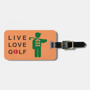 Golf, Liebe, Gepäckanhänger. Gepäckanhänger