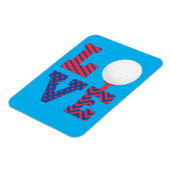 Golf Liebe Kunst Magnet (Linke Seite)