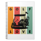 Golf-Liebe Notizblock (Vorderseite)